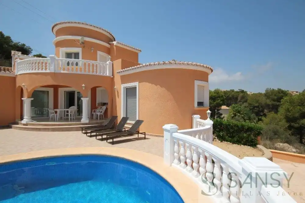 Exterior view of Houses for sale in Jávea / Xàbia  with Air Conditioner, Heating and Terrace