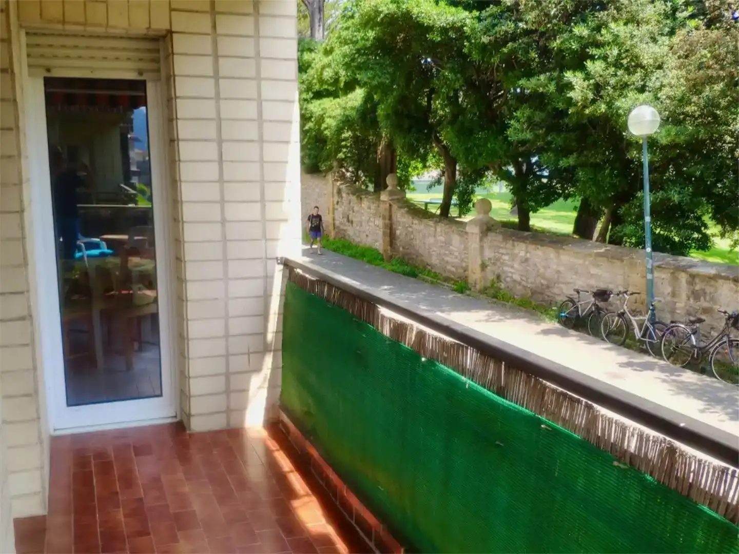 Terrasse von Wohnung zur Miete in Zarautz mit Privatgarten, Parkett und Schwimmbad