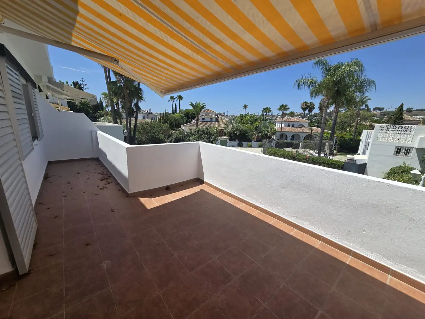 Terraza de Apartamento de alquiler en Marbella con Aire acondicionado, Calefacción y Parquet