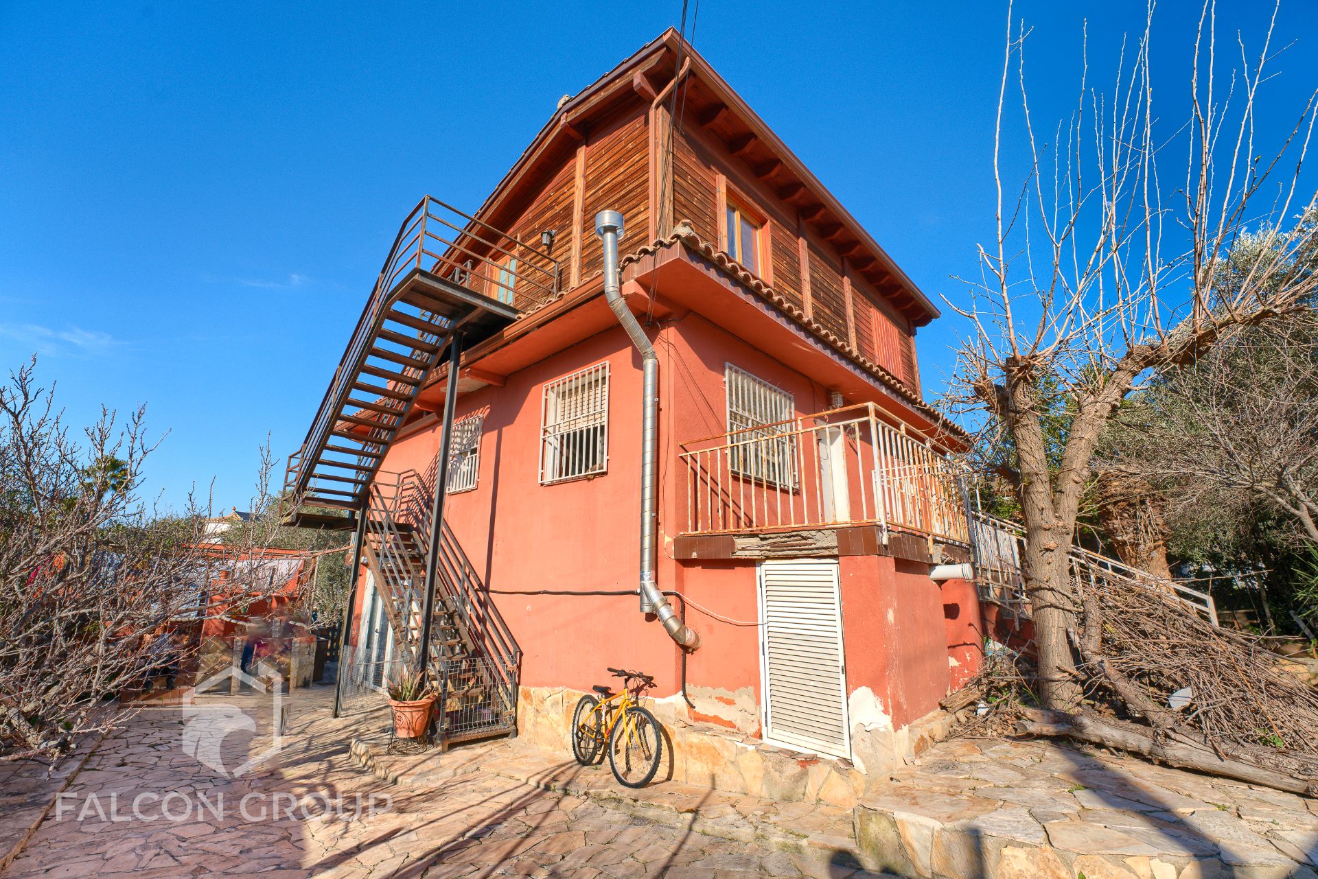 Exterior view of Houses for sale in Canyelles  with Private garden, Furnished and Balcony