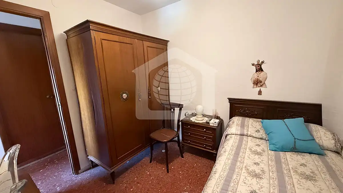 Bedroom of Flat for sale in Málaga  with Terrace and Furnished