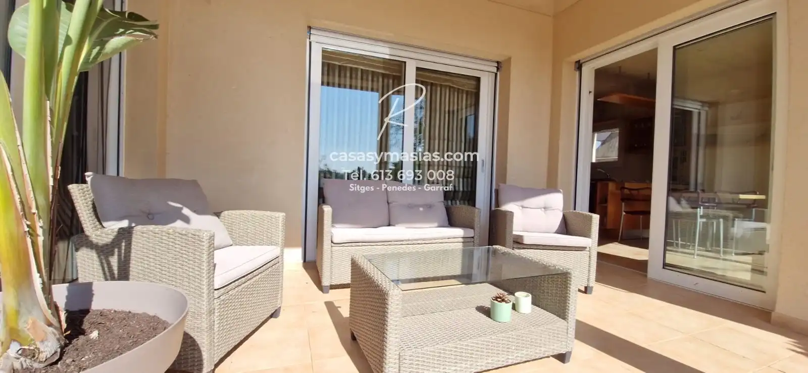 Terraza de Casa o chalet en venta en Pacs del Penedès con Aire acondicionado, Calefacción y Jardín privado