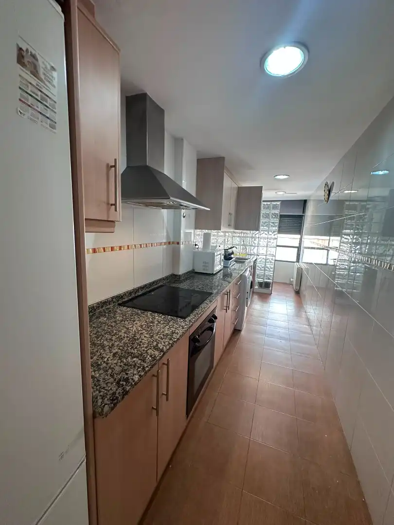 Kitchen of Flat for rent in Vila-real  with Air Conditioner, Heating and Furnished