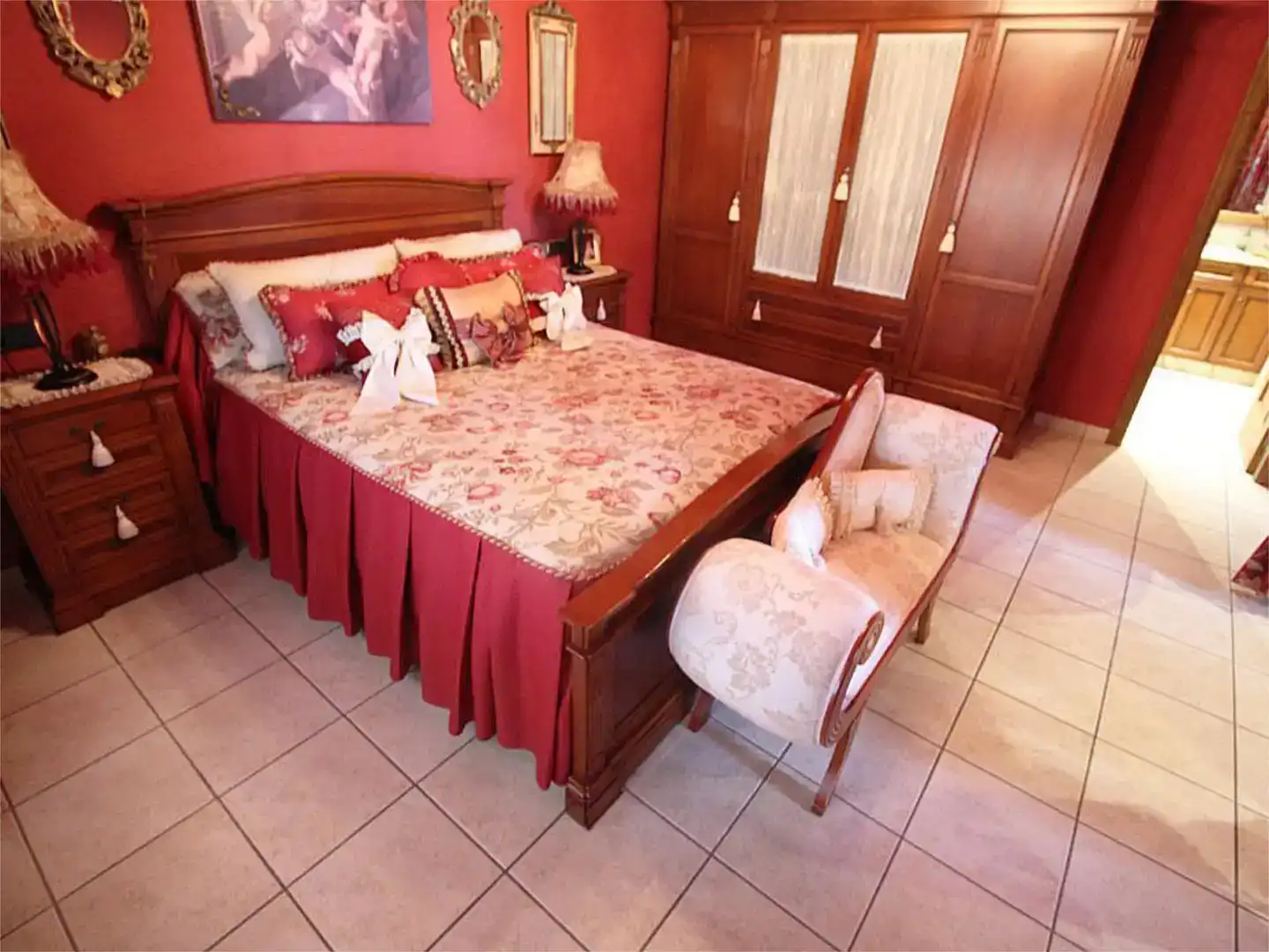 Habitación de Finca rústica en venta en Bigastro con Aire acondicionado, Jardín privado y Piscina