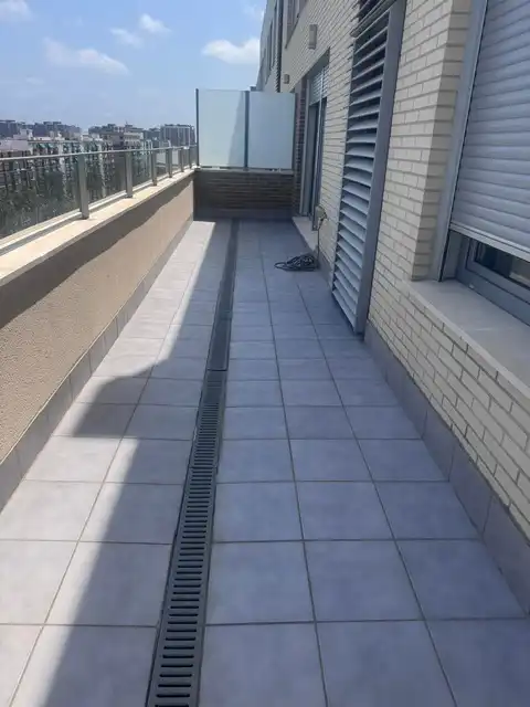 Terrace of Attic for rent in Valencia  with Air Conditioner, Terrace and Oven