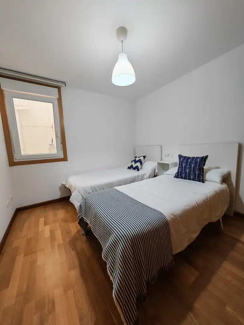 Bedroom of Flat for rent in Fisterra  with Storage room, Furnished and Oven