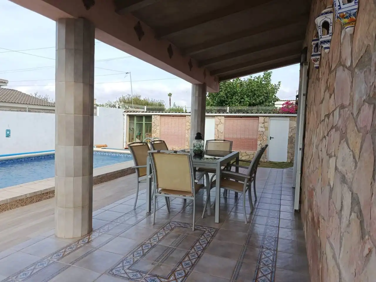 Terrassa de Casa o xalet en venda en Vinaròs amb Aire condicionat, Jardí privat i Terrassa