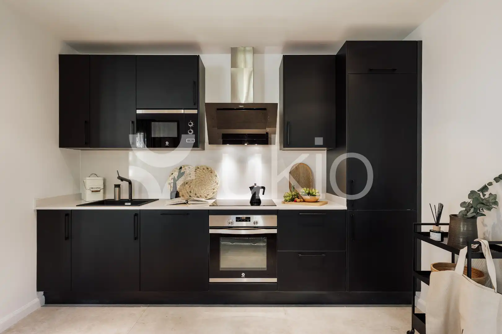 Kitchen of Apartments for rent in Barcelona  with Air Conditioner, Heating and Furnished