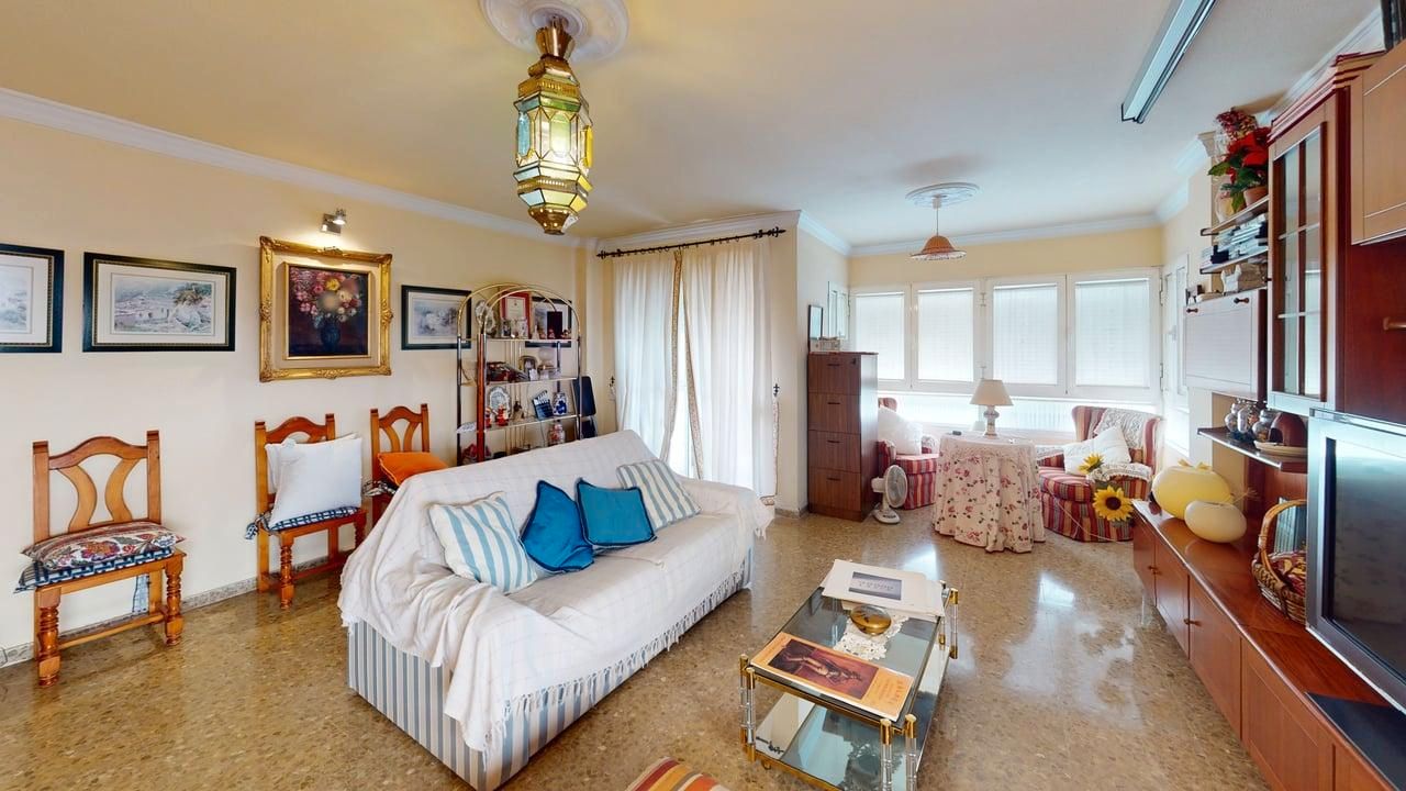 Living room of Flat for sale in Málaga Capital  with Terrace