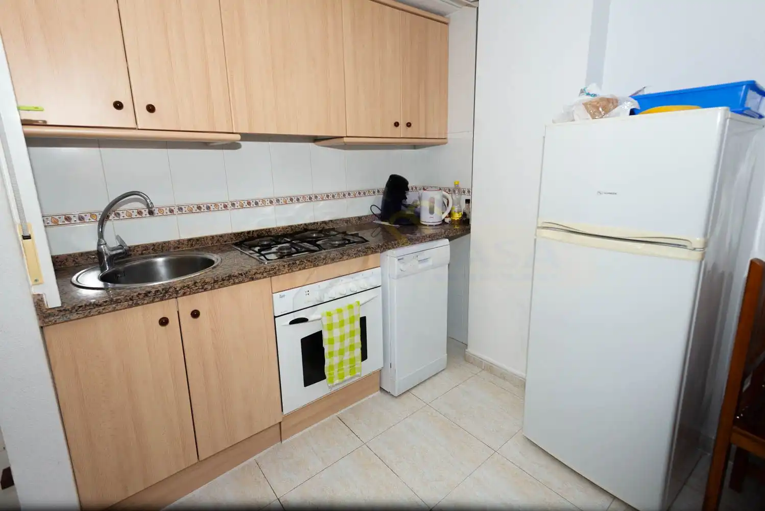 Cocina de Apartamento en venta en Calpe / Calp con Terraza, Amueblado y Piscina comunitaria