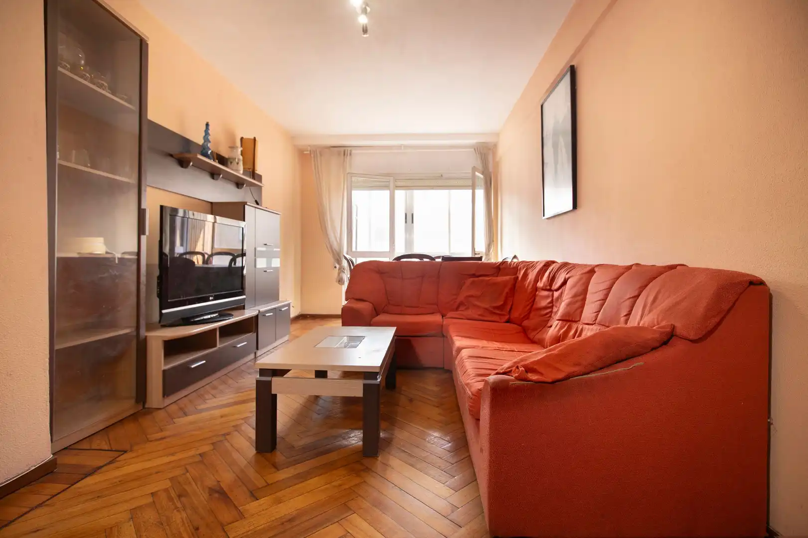Sala de estar de Piso en venta en Santander con Terraza, Amueblado y Balcón