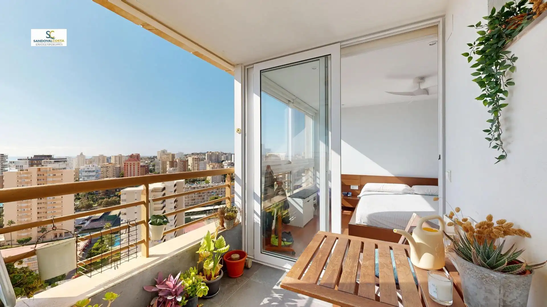 Terrasse von Wohnung zum Verkauf in Alicante / Alacant mit Klimaanlage und Gemeinschaftspool