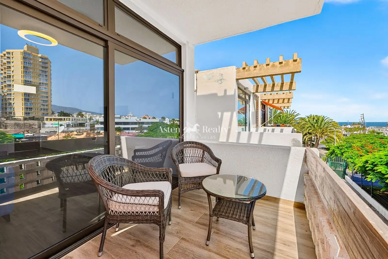Terrace of Flat for sale in Arona  with Terrace, Swimming Pool and Furnished