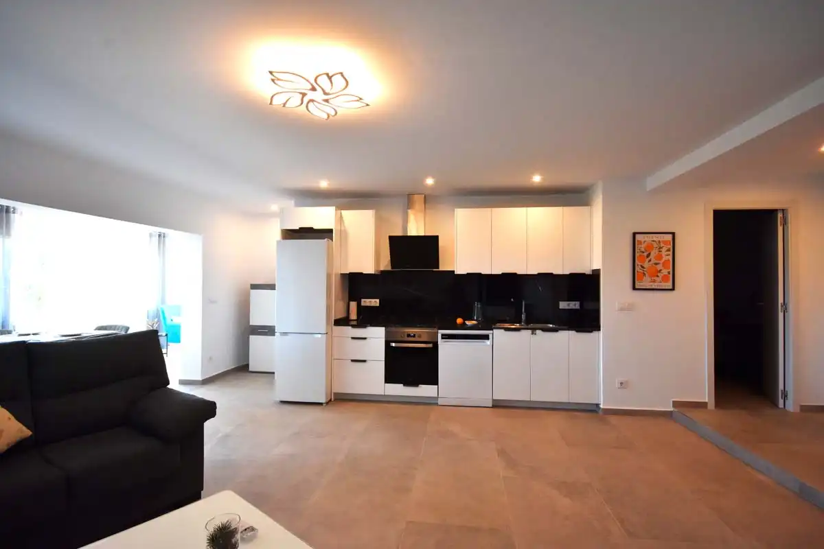 Cocina de Casa o chalet en venta en Calpe / Calp con Aire acondicionado, Jardín privado y Terraza