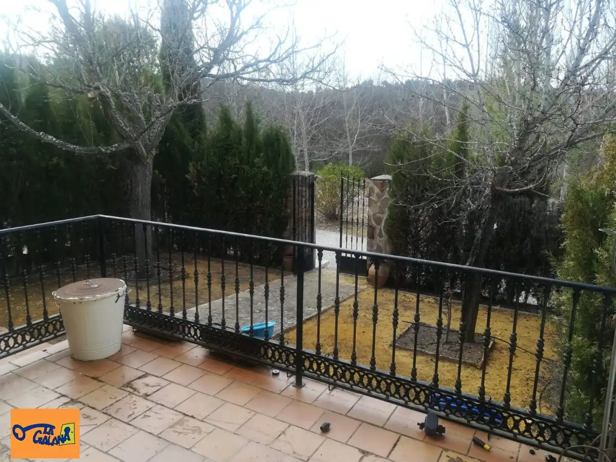 Garten von Einfamilien-Reihenhaus zum Verkauf in Almuradiel mit Heizung, Terrasse und Möbliert