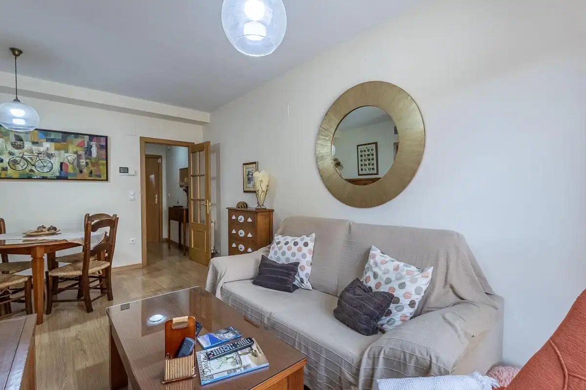 Living room of Flat for rent in Granada  with Heating and Furnished