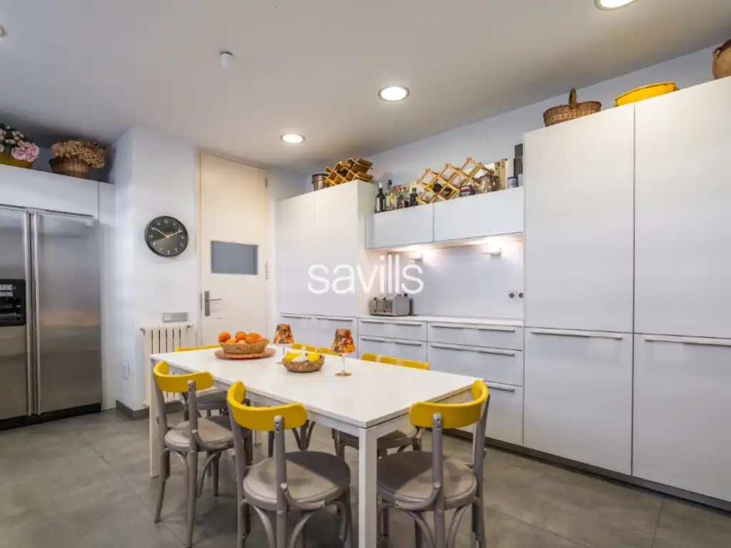 Küche von Haus oder Chalet zur Miete in Esplugues de Llobregat mit Privatgarten, Terrasse und Schwimmbad