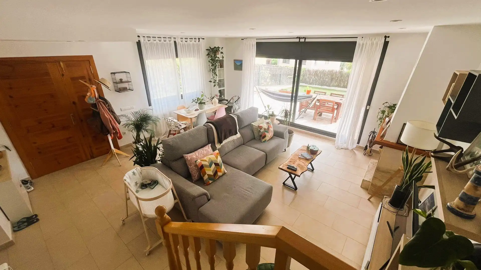 Sala d'estar de Casa o xalet de lloguer en Gualba amb Calefacció