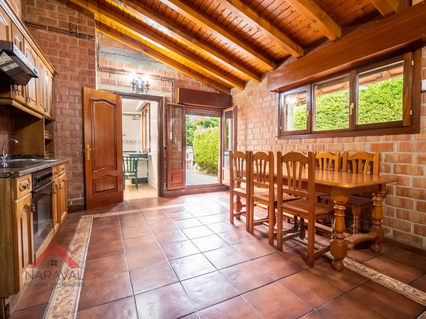 Menjador de Casa o xalet en venda en Zigoitia amb Calefacció, Jardí privat i Parquet