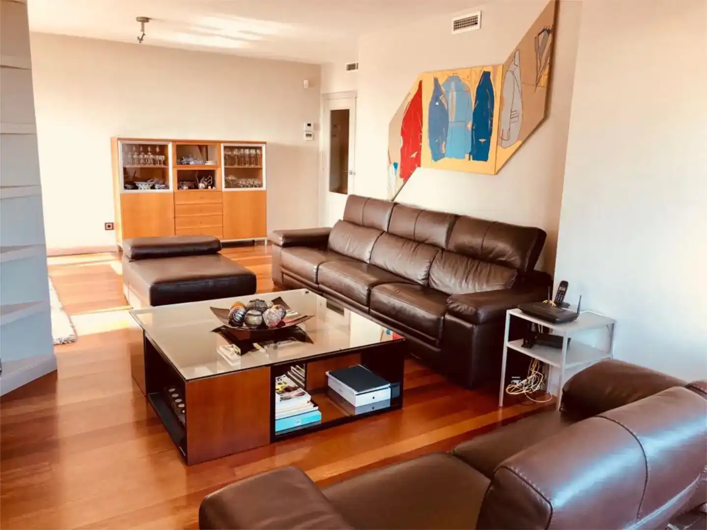 Wohnzimmer von Wohnung zum Verkauf in  Madrid Capital mit Klimaanlage und Schwimmbad