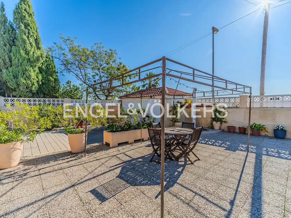 Terraza de Casa o chalet en venta en Mutxamel con Aire acondicionado, Calefacción y Jardín privado