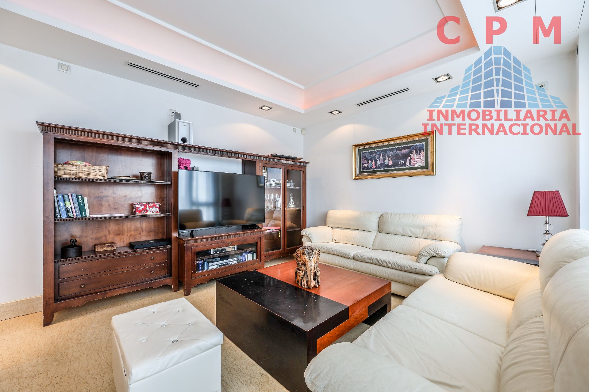 Sala d'estar de Pis de lloguer en  Madrid Capital amb Aire condicionat, Calefacció i Parquet