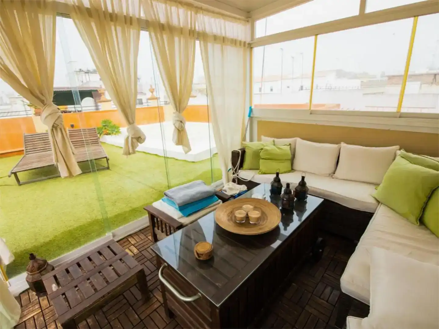 Terraza de Casa o chalet en venta en Jerez de la Frontera con Aire acondicionado, Piscina y Balcón