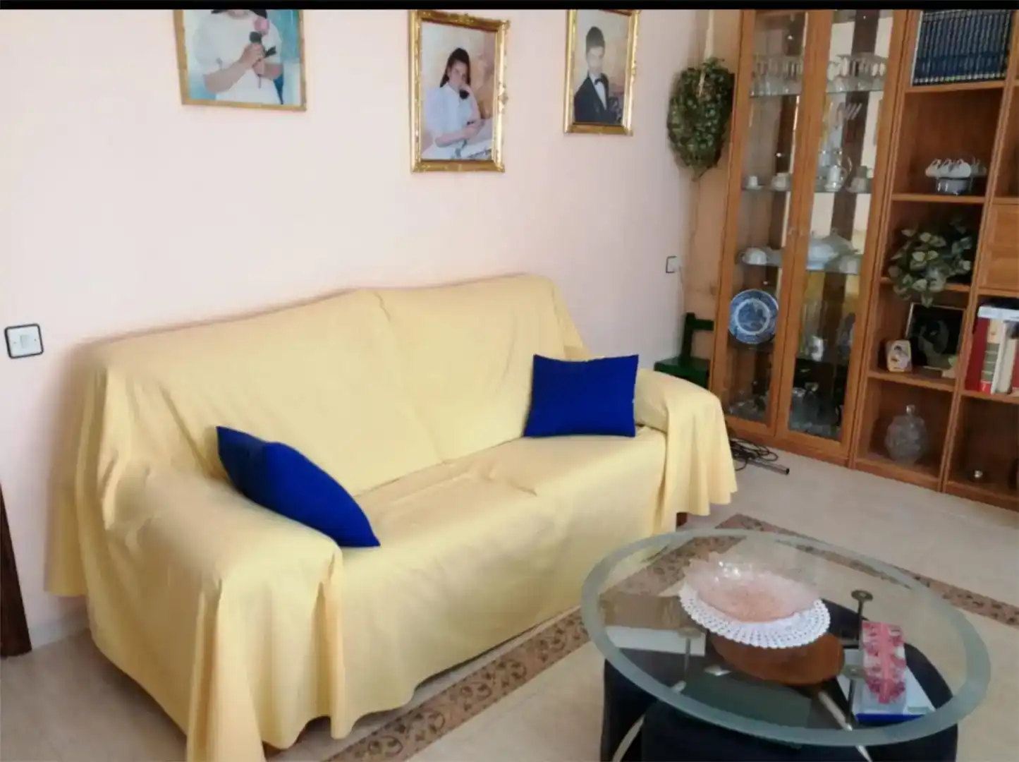 Sala de estar de Casa o chalet en venta en El Robledo   con Aire acondicionado, Amueblado y Horno