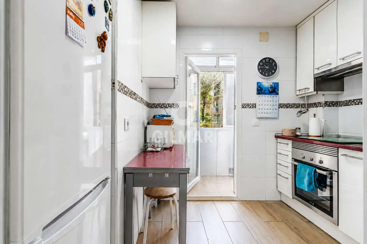 Kitchen of Flat for sale in Madrid  with Heating and Private garden