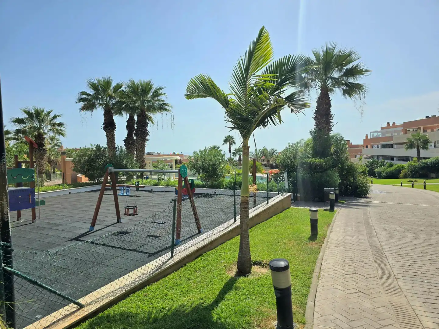 Jardín de Apartamento de alquiler en Torremolinos con Aire acondicionado, Calefacción y Jardín privado