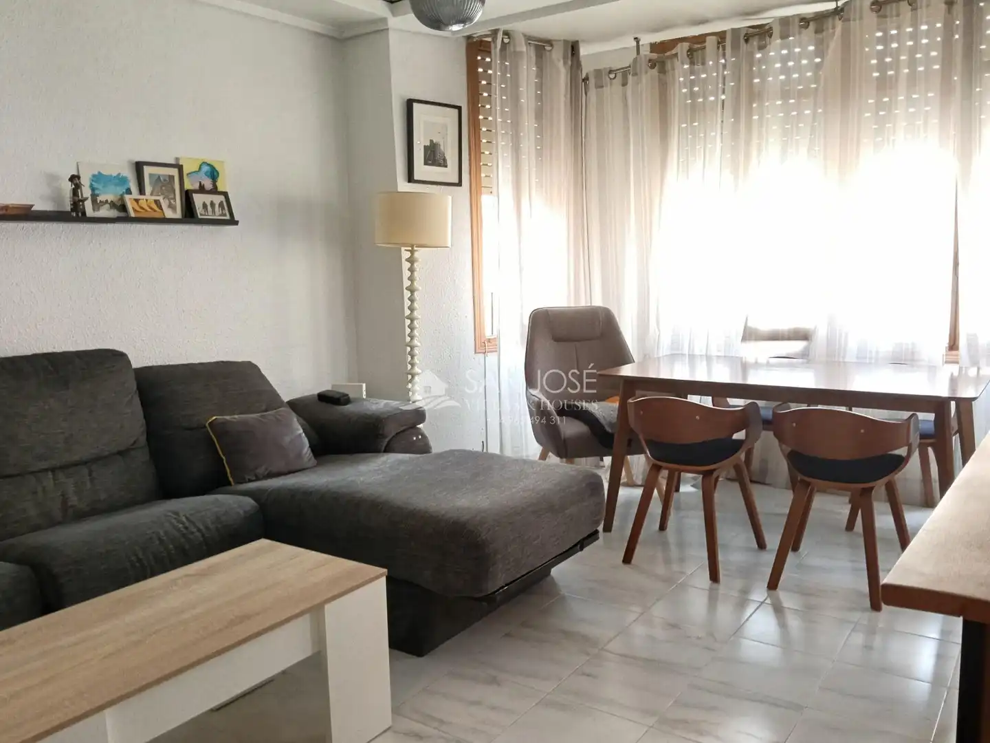 Sala d'estar de Pis en venda en Aspe amb Terrassa i Balcó