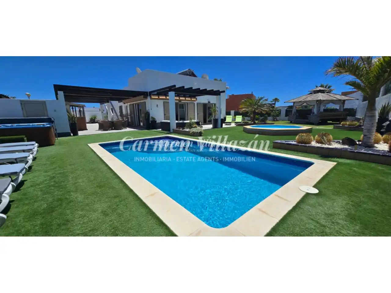 Piscina de Casa o xalet en venda en Antigua amb Aire condicionat, Jardí privat i Terrassa