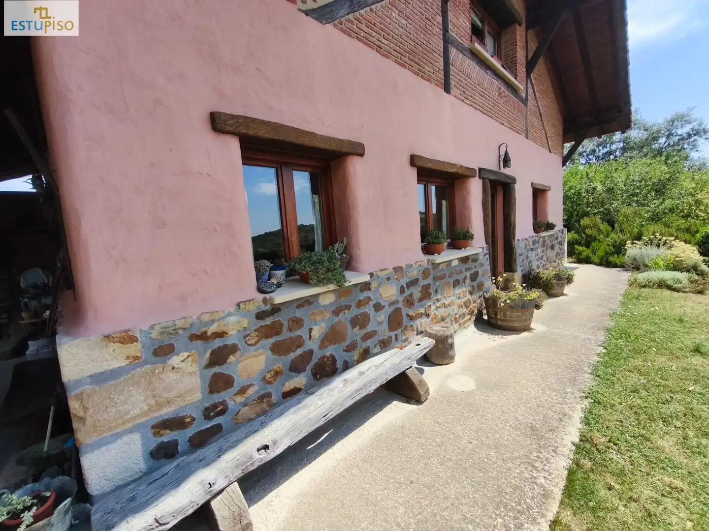 Vista exterior de Casa o chalet en venta en Legutio con Calefacción y Terraza