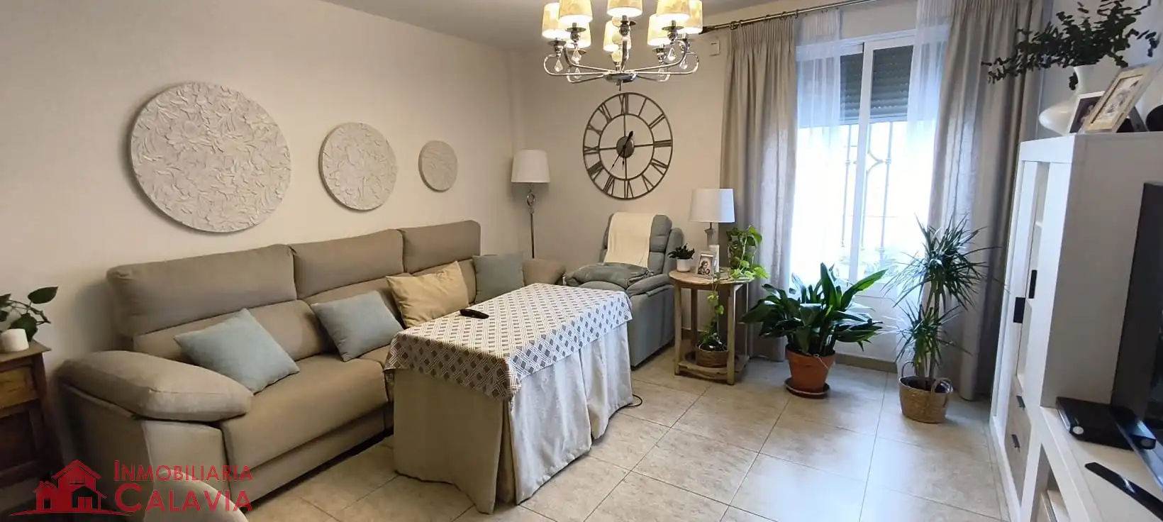 Sala de estar de Piso en venta en Baeza con Aire acondicionado