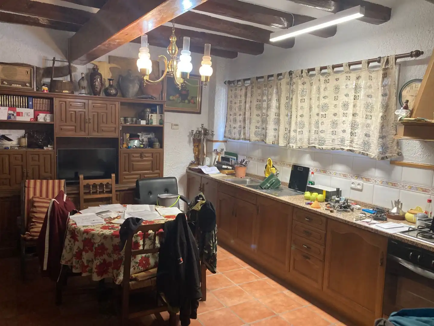 Cocina de Casa o chalet en venta en El Poal con Aire acondicionado, Calefacción y Amueblado