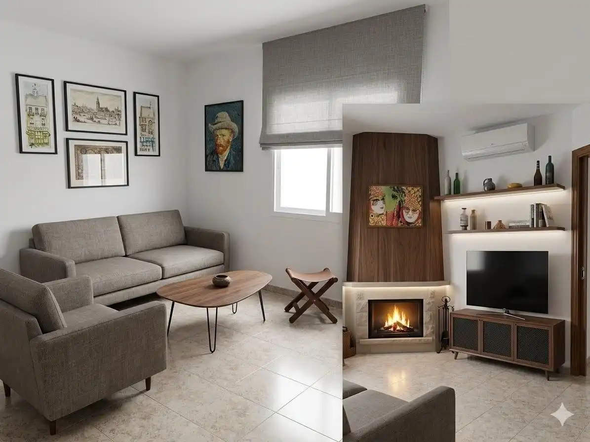 Sala de estar de Casa o chalet en venta en Málaga con Aire acondicionado, Calefacción y Jardín privado