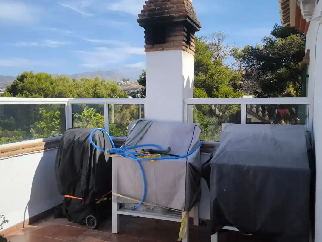 Balcony of Flat for sale in Vélez-Málaga  with Air Conditioner, Private garden and Storage room