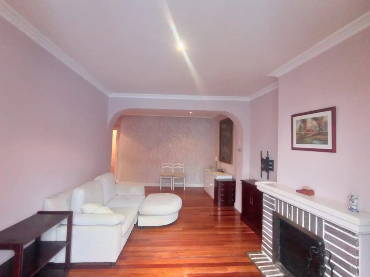 Living room of Flat for rent in Bilbao   with Heating and Balcony