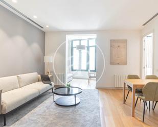 Sala d'estar de Pis de lloguer en  Barcelona Capital amb Aire condicionat, Calefacció i Moblat