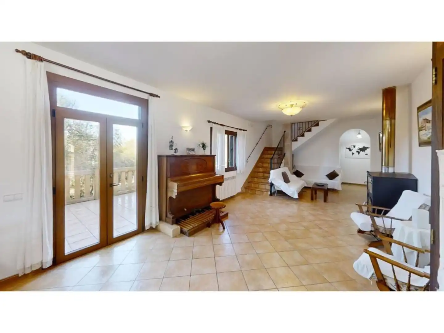 Living room of Houses for rent in Manacor  with Air Conditioner, Private garden and Terrace