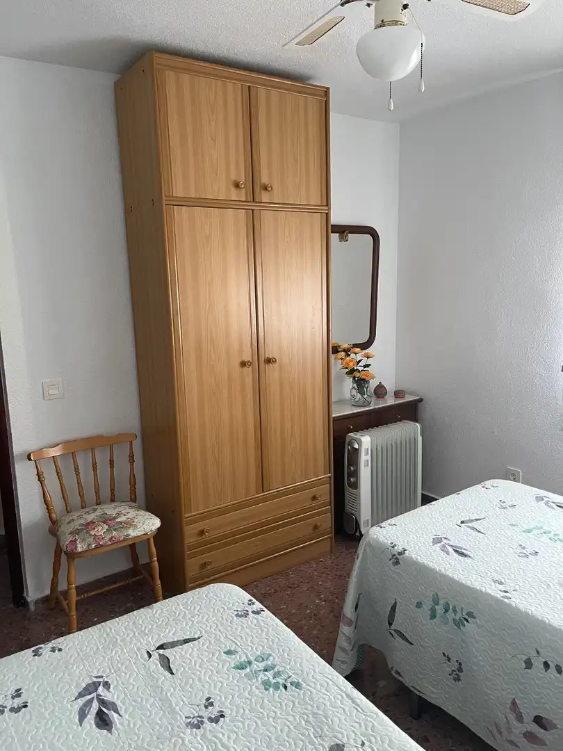 Dormitori de Apartament de lloguer en Mazarrón amb Aire condicionat, Calefacció i Moblat