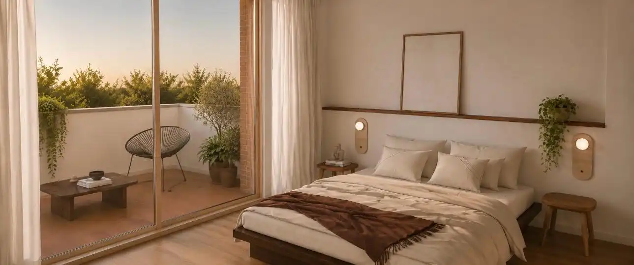 Habitación de Casa adosada en venta en Terrassa con Aire acondicionado, Calefacción y Terraza