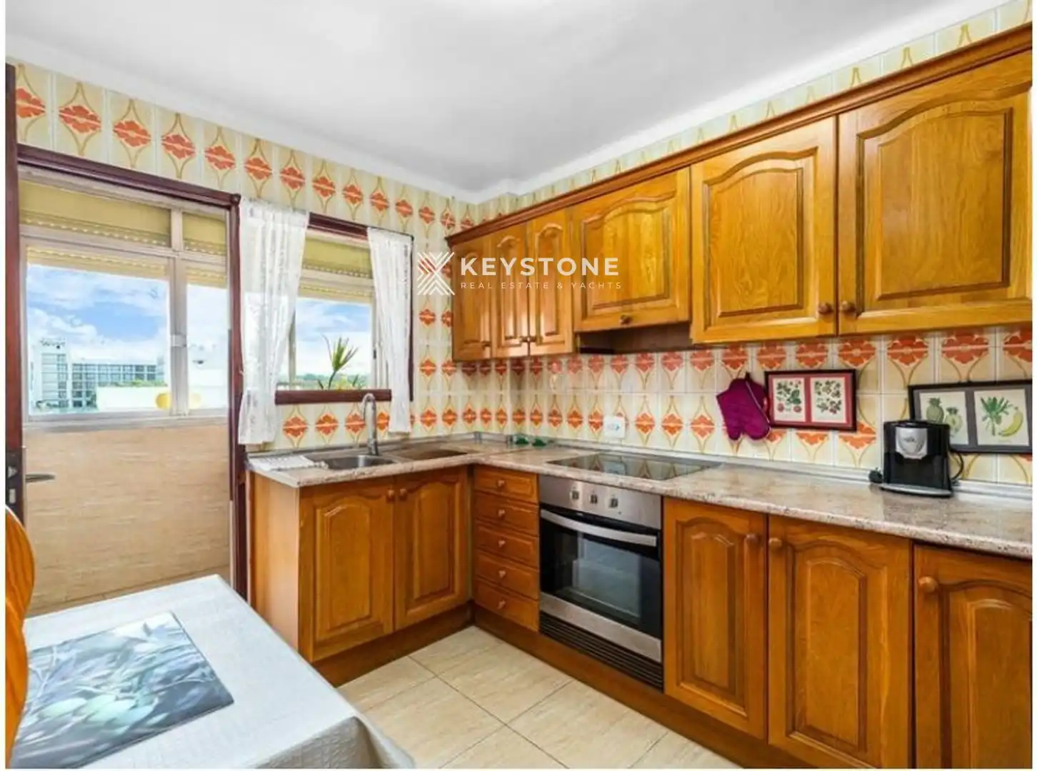 Kitchen of Flat for rent in Llucmajor  with Air Conditioner, Terrace and Furnished