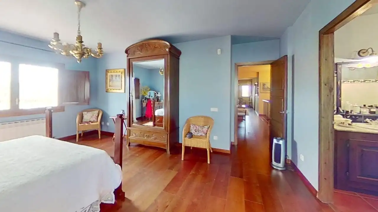 Schlafzimmer von Country house zum Verkauf in Mollerussa mit Klimaanlage, Heizung und Privatgarten