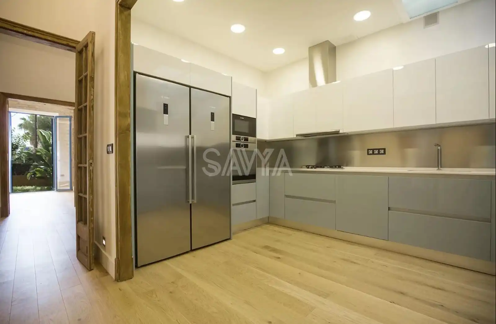 Cocina de Piso de alquiler en Población de Arroyo con Piscina