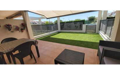 Terrassa de Apartament en venda en San Jorge / Sant Jordi amb Aire condicionat, Terrassa i Piscina