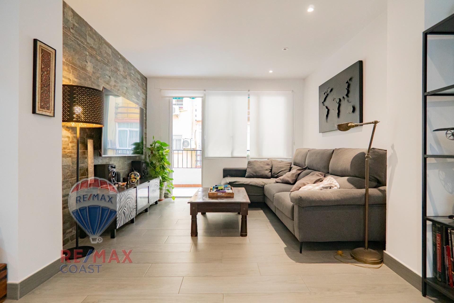 Living room of Flat for sale in Málaga Capital  with Terrace