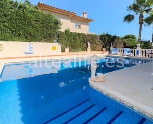 Swimming pool of House or chalet for sale in La Nucia  with Air Conditioner, Heating and Private garden