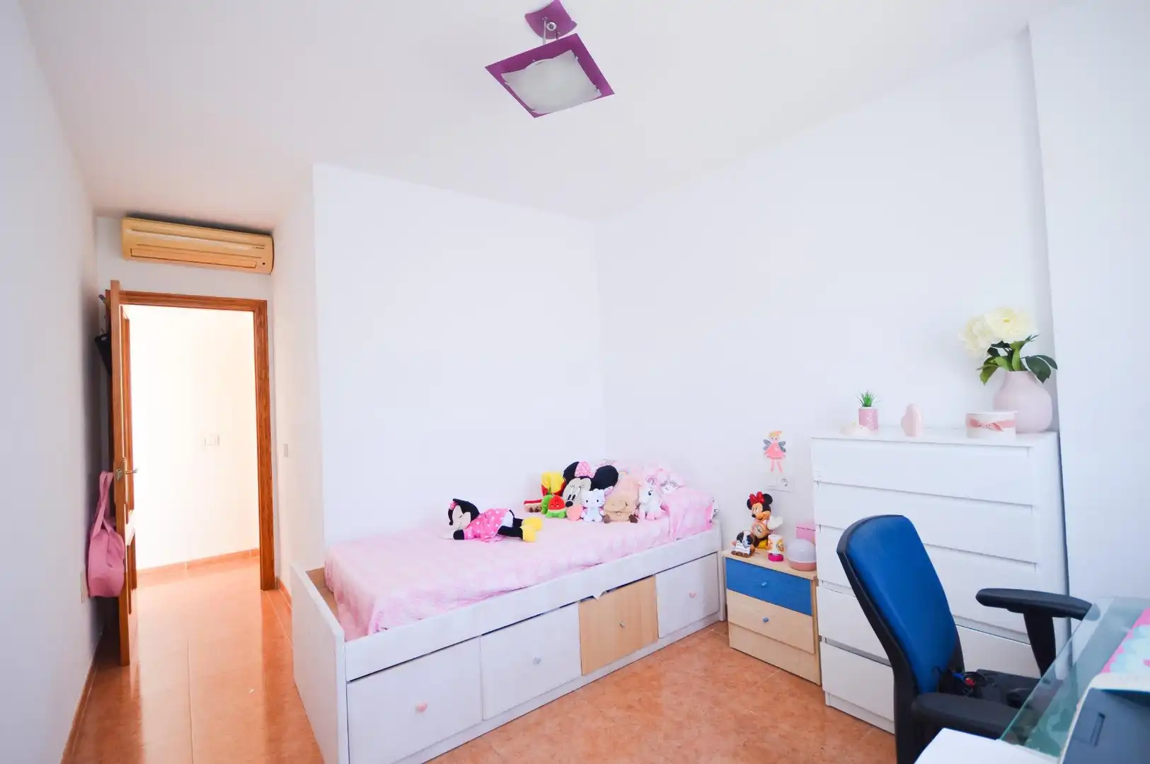 Schlafzimmer von Haus oder Chalet zum Verkauf in Huércal de Almería mit Klimaanlage, Heizung und Terrasse