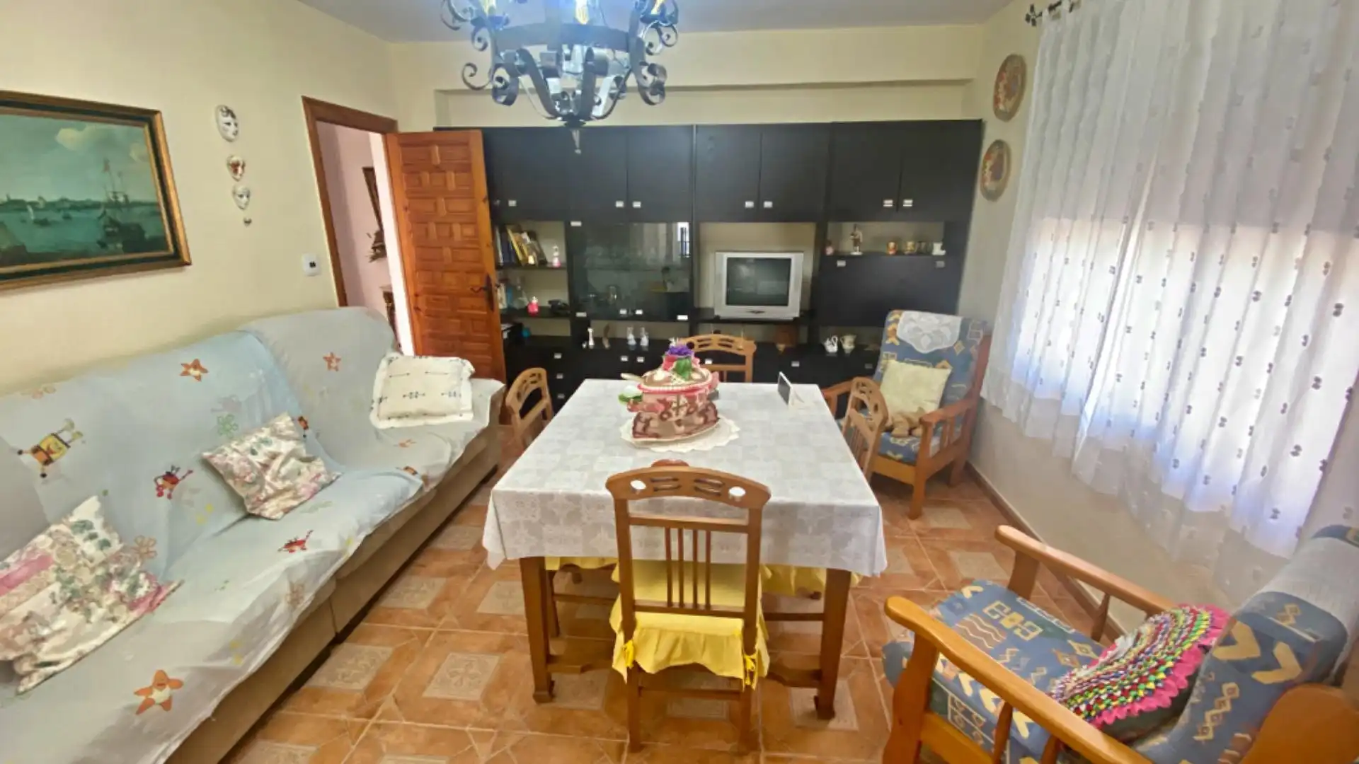Wohnzimmer von Haus oder Chalet zum Verkauf in Aledo mit Privatgarten, Terrasse und Abstellraum